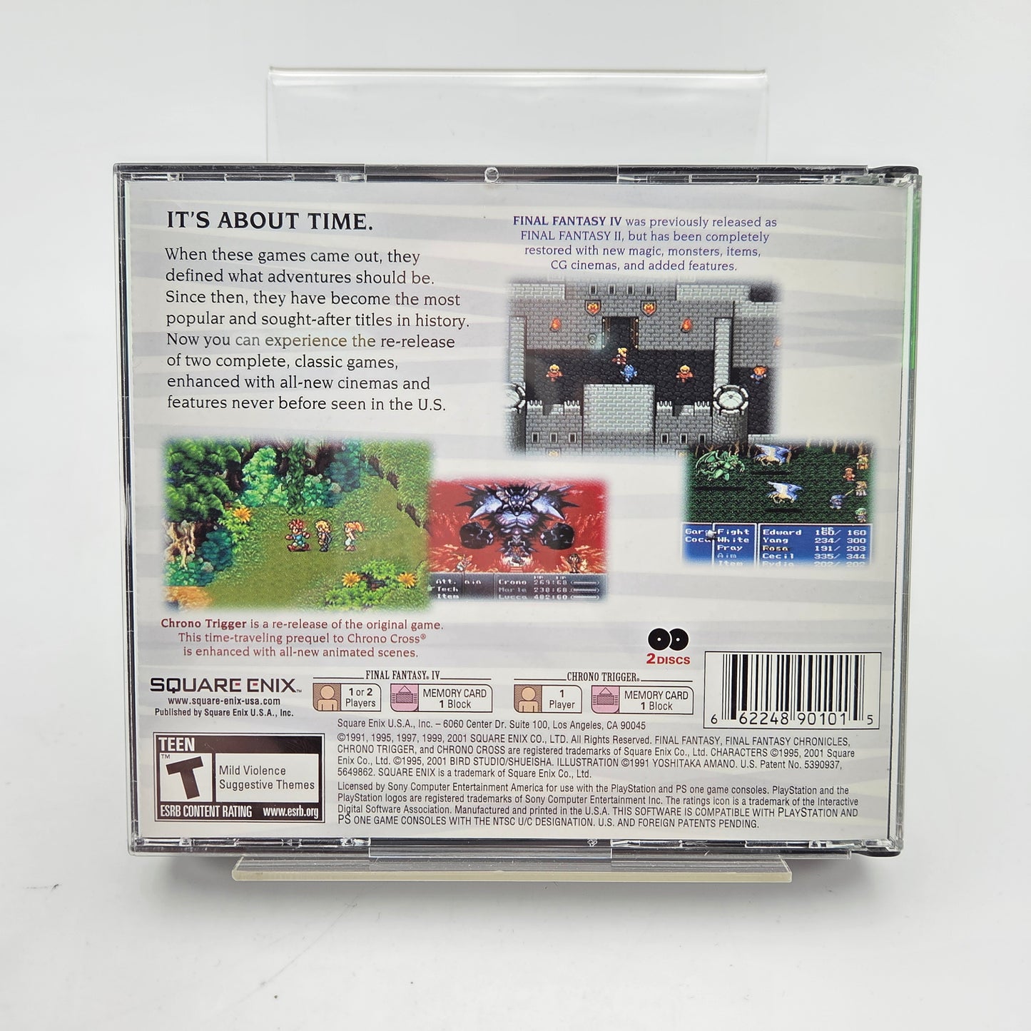 Final Fantasy Chronicles (Final Fantasy IV + Chrono Trigger) - Playstation 1 NTSC