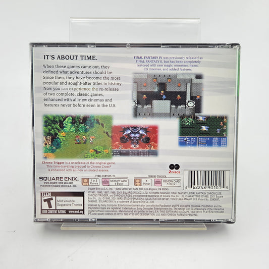 Final Fantasy Chronicles (Final Fantasy IV + Chrono Trigger) - Playstation 1 NTSC