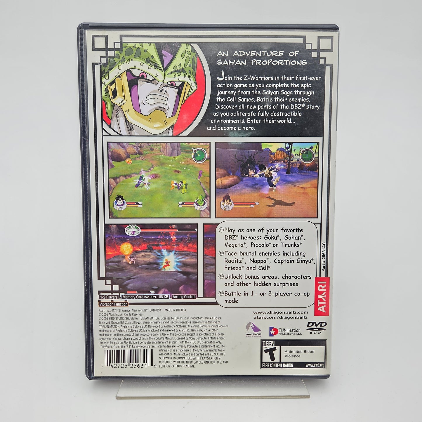 Dragon Ball Z Sagas - Playstation 2 NTSC