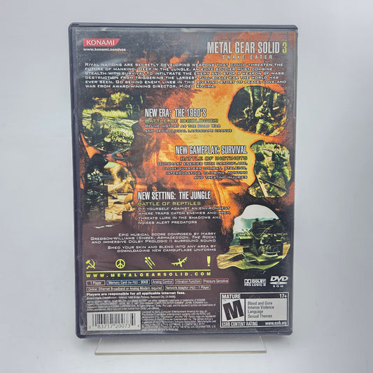 Metal Gear Solid 3 Snake Eater - Playstation 2 NTSC