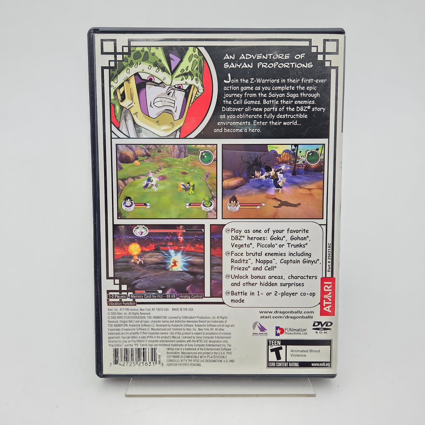 Dragon Ball Z Sagas - Playstation 2 NTSC