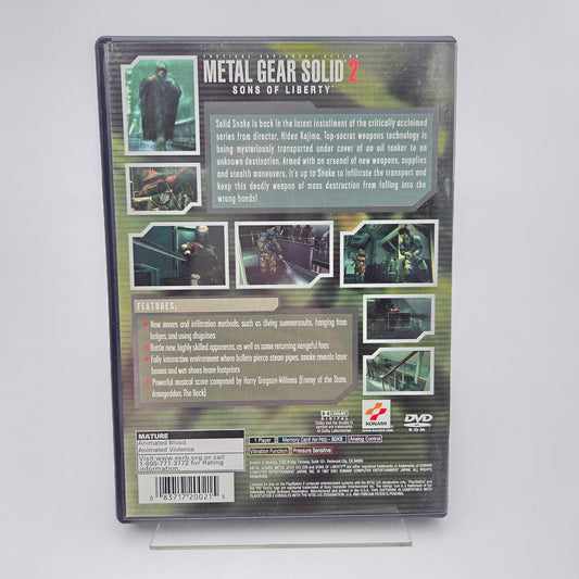 Metal Gear Solid 2 - Playstation 2 NTSC
