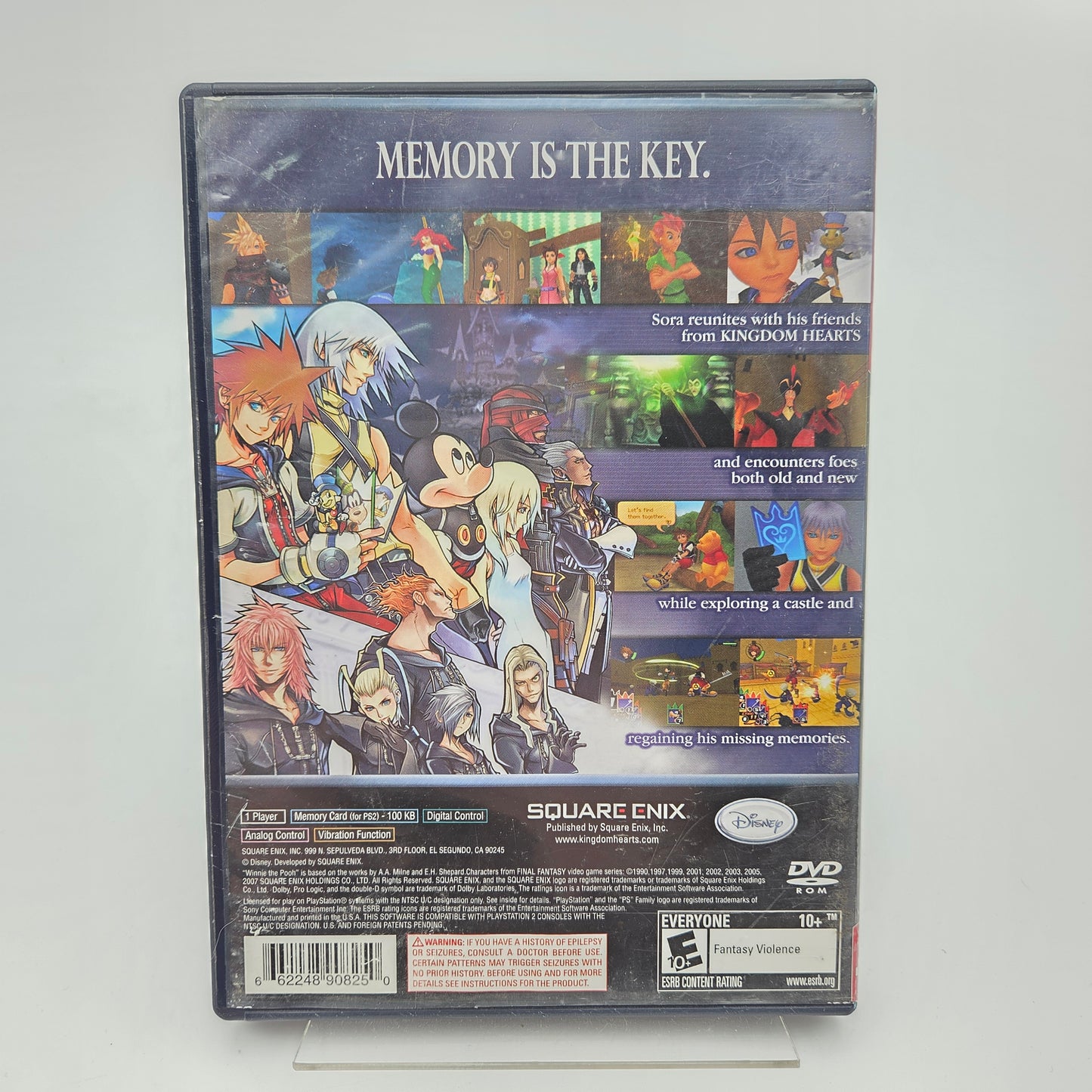 Kingdom Hearts Re: Chain of Memories - Playstation 2 NTSC
