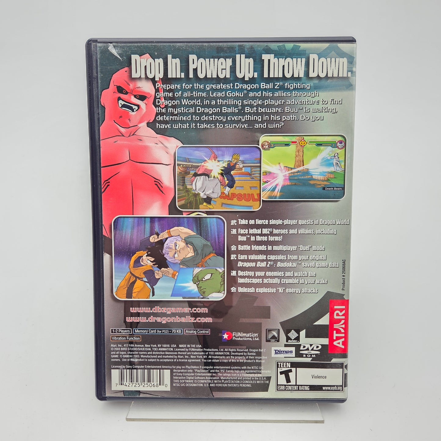 Dragon Ball Z Budokai 2 - Playstation 2 NTSC
