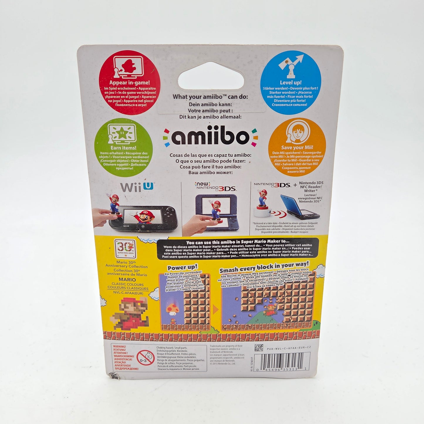 Amiibo Mario - 30th Super Mario Bros