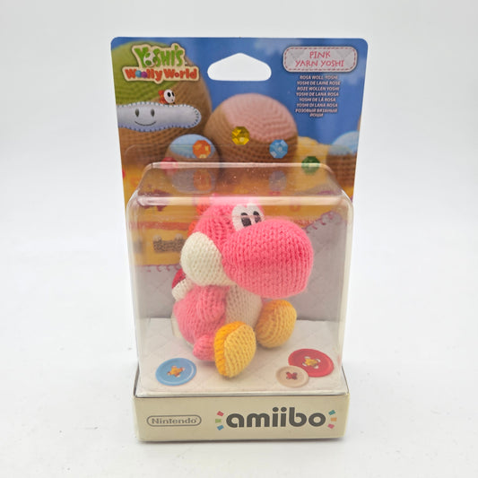 Amiibo Pink Yarn Yoshi - Yoshi's Woolly World