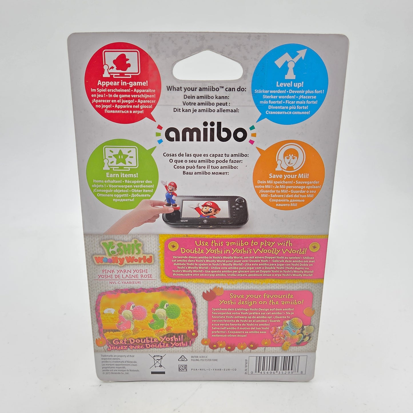 Amiibo Pink Yarn Yoshi - Yoshi's Woolly World