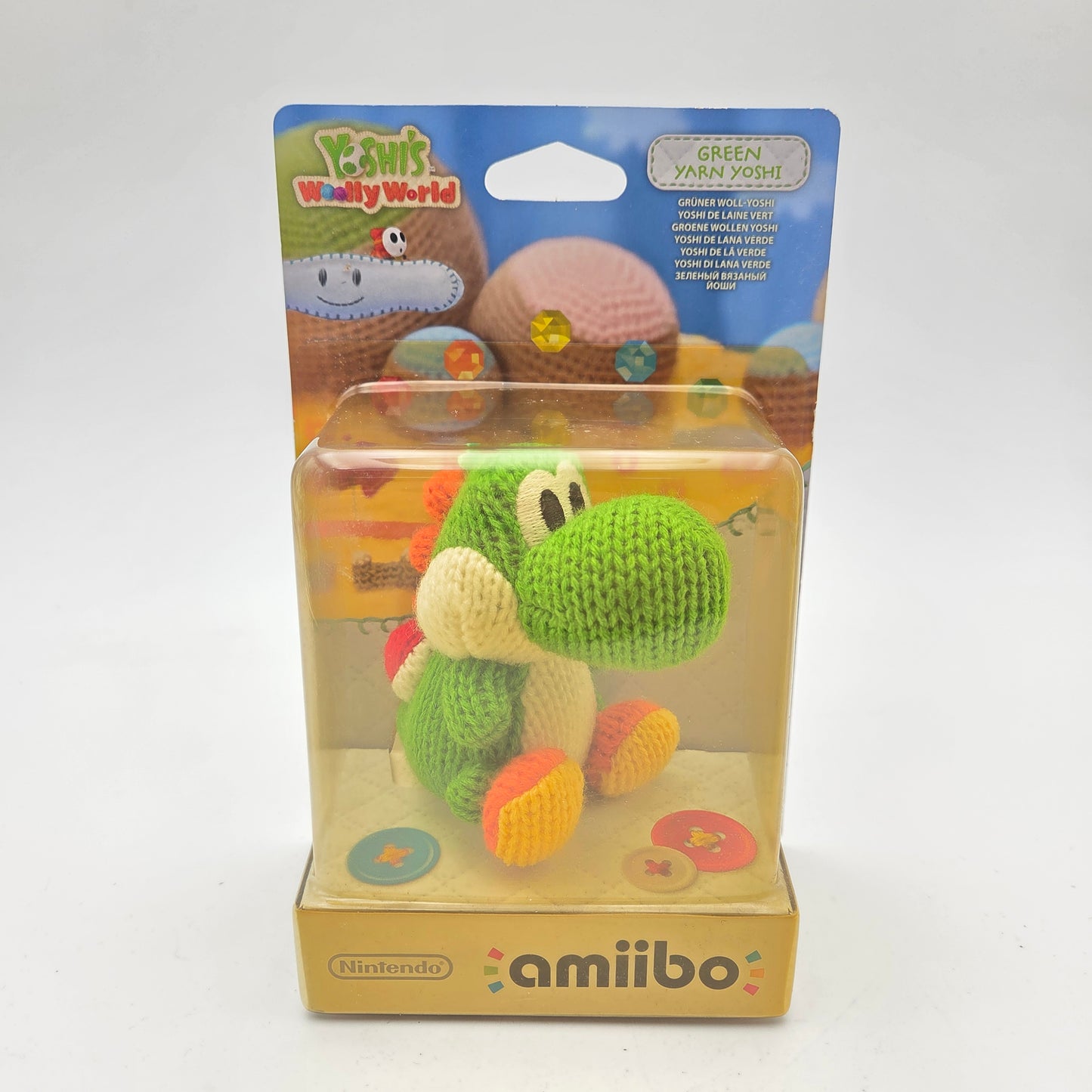 Amiibo Green Yarn Yoshi - Yoshi's Woolly World
