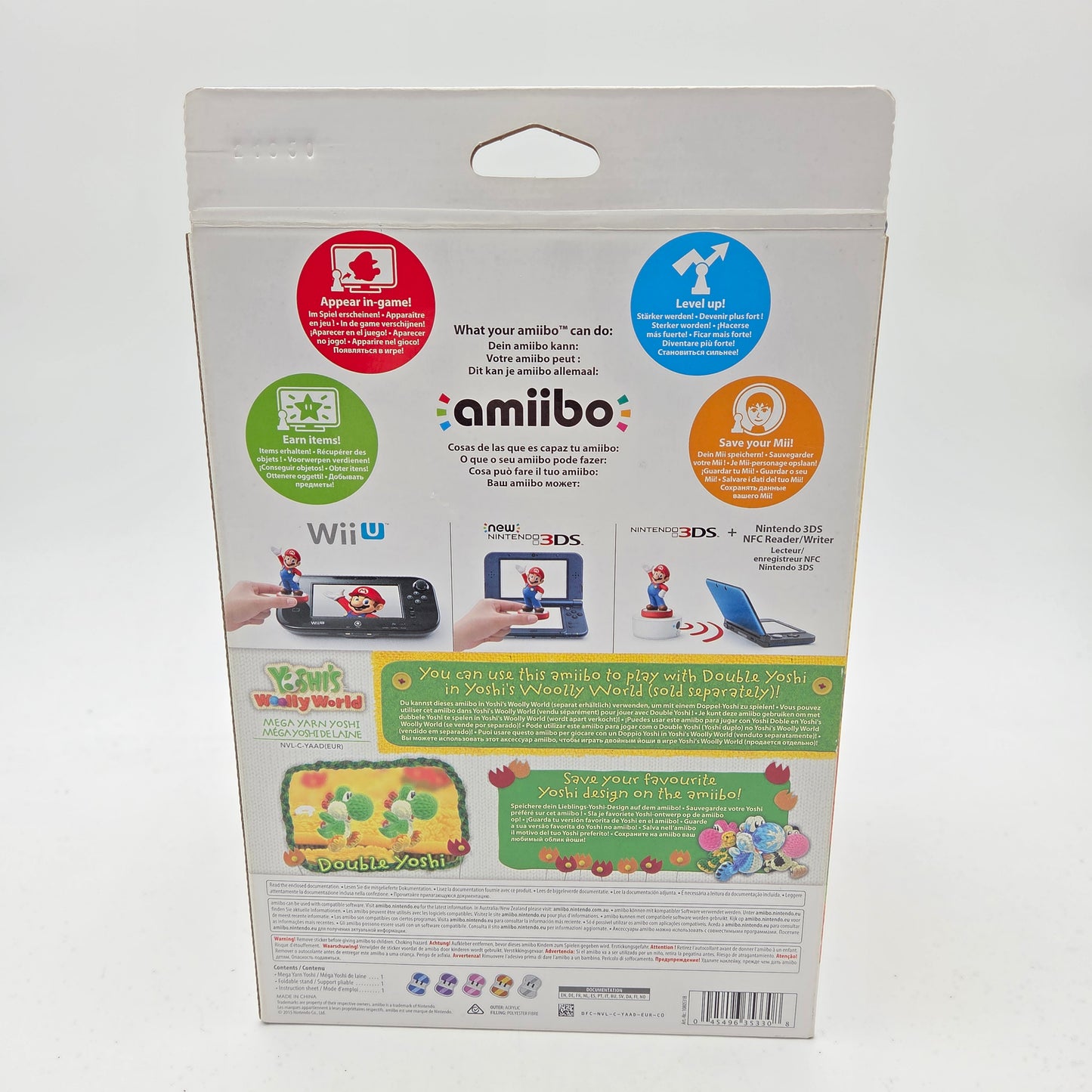 Amiibo Mega Yarn Yoshi - Yoshi's Woolly World