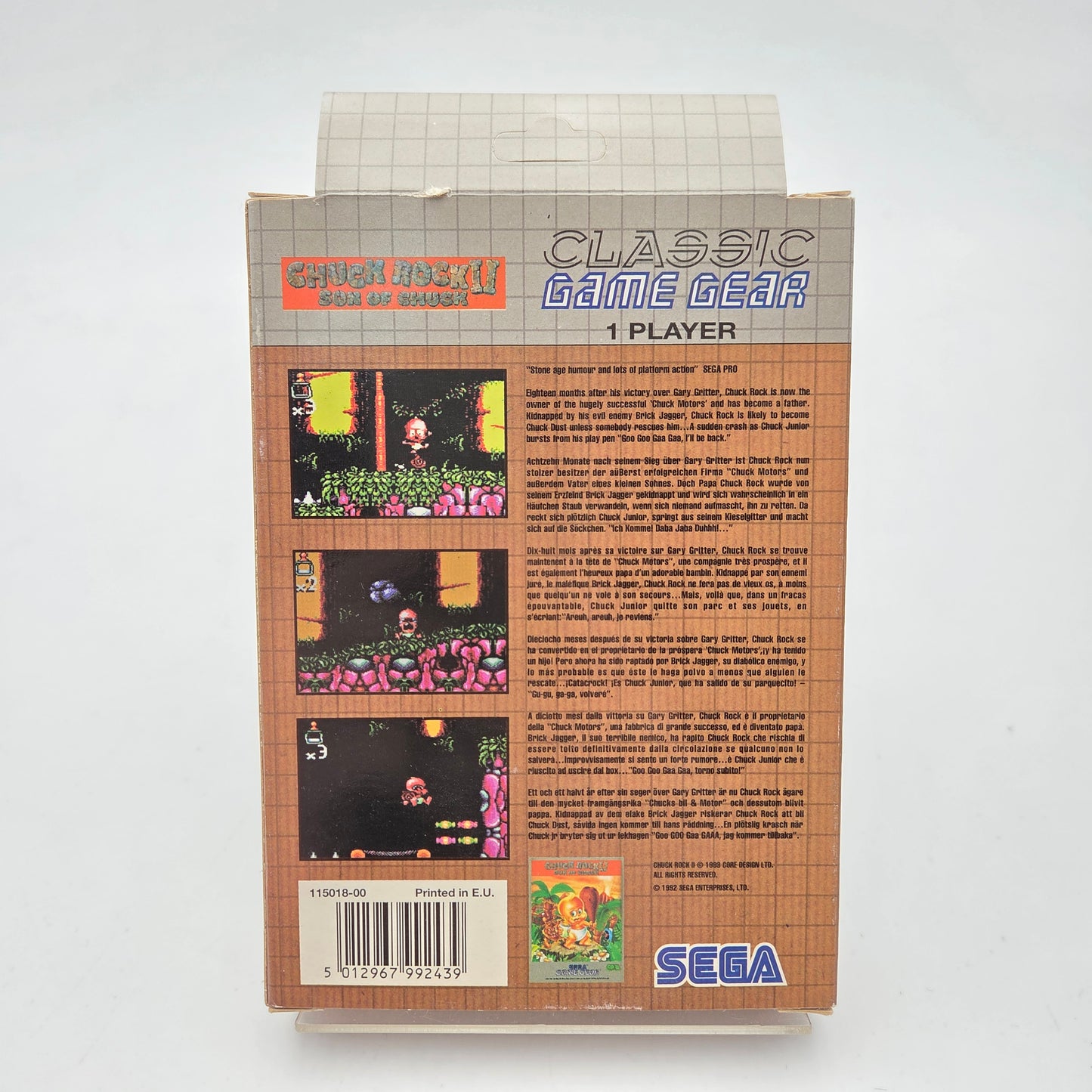 Chuck Rock II - Game Gear