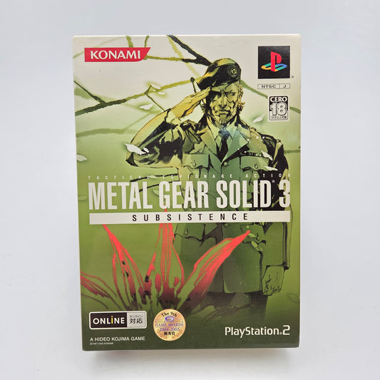 Metal Gear Solid 3 Subsistance - Playstation 2 JAP