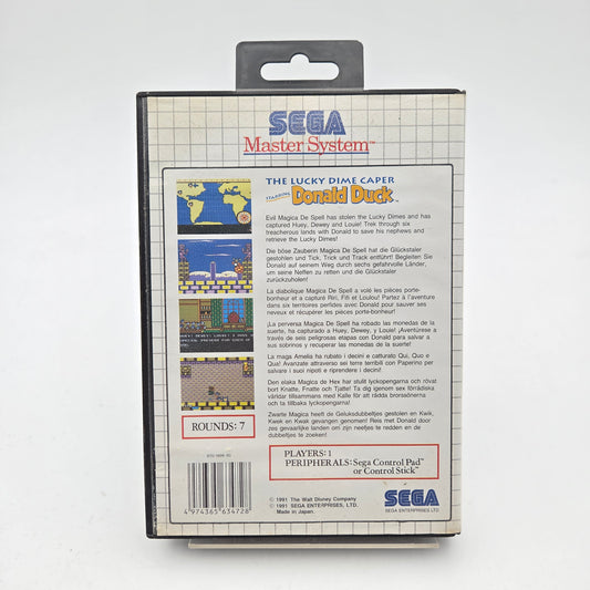 The Lucky Dime Caper Starring Donald Duck - Master System