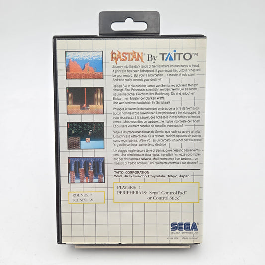 Rastan - Master System