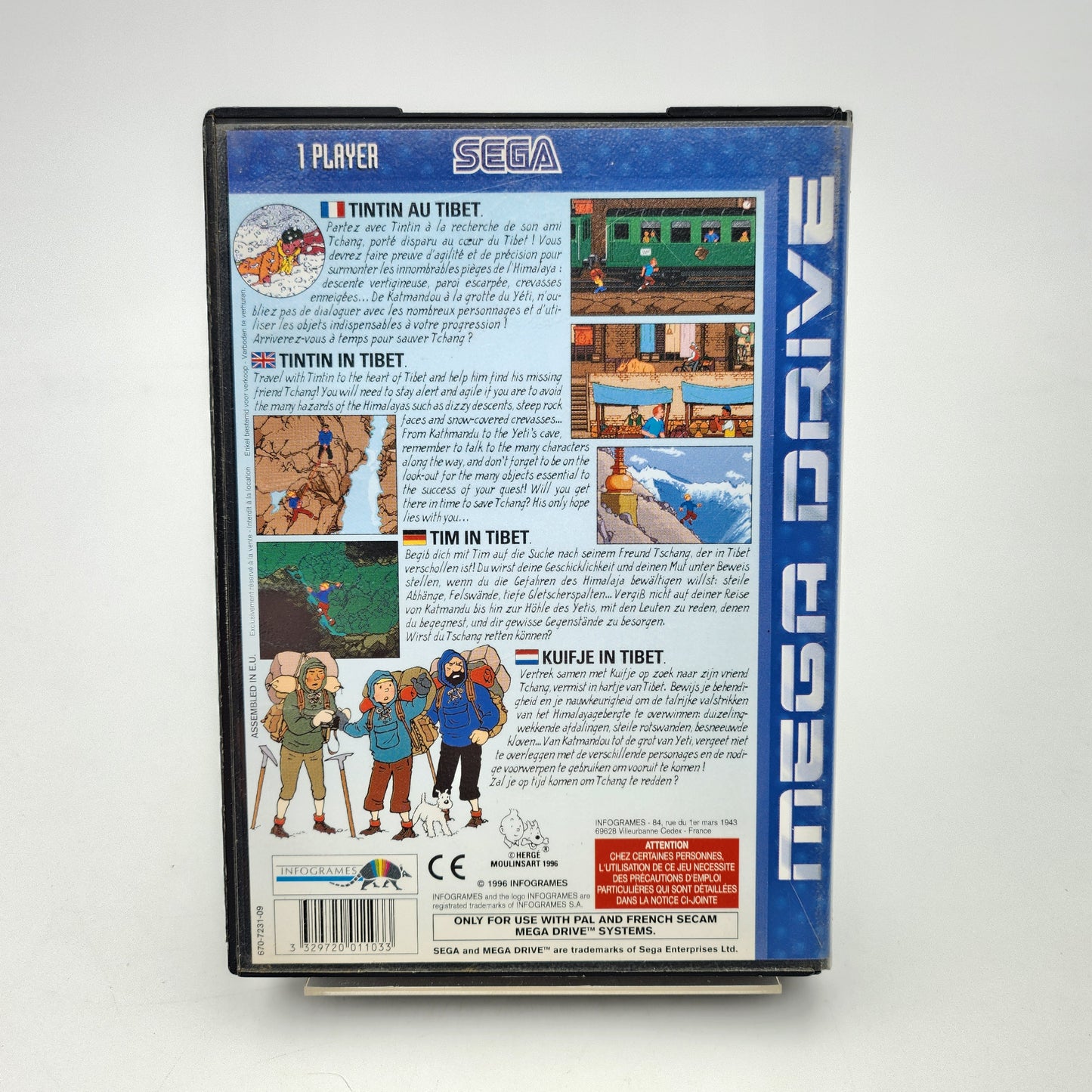 Tintin in Tibet - Mega Drive