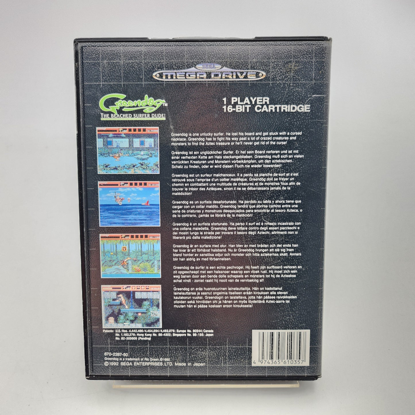 Greendog - Mega Drive