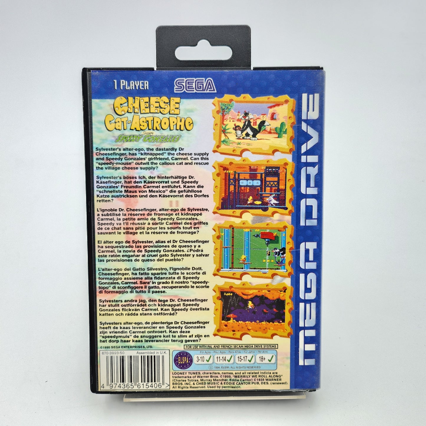 Cheese Cat-Astrophe - Mega Drive