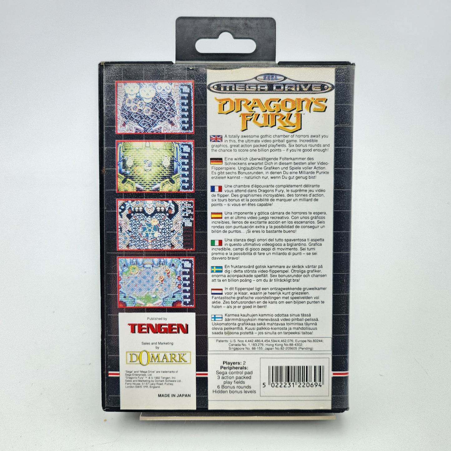 Dragon's Fury - Mega Drive