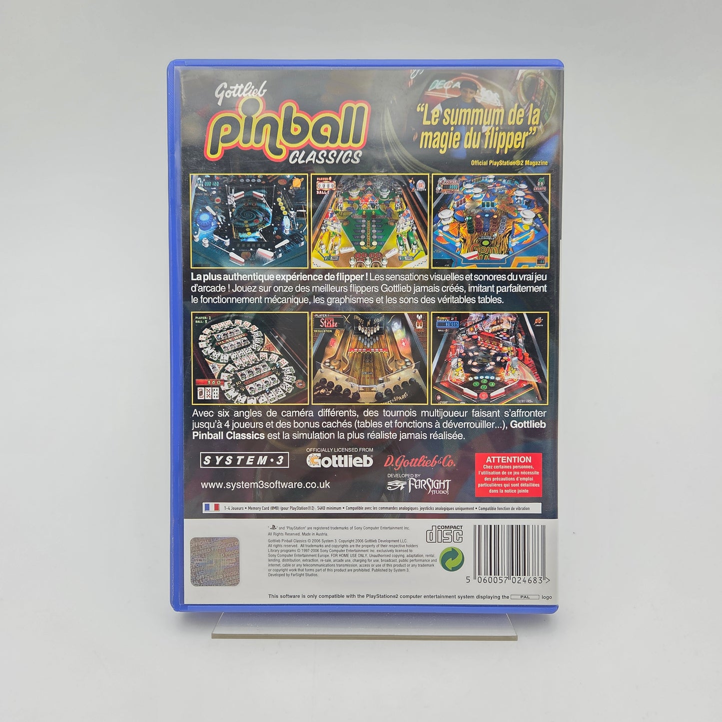 Gottlieb Pinball Classics - Playstation 2