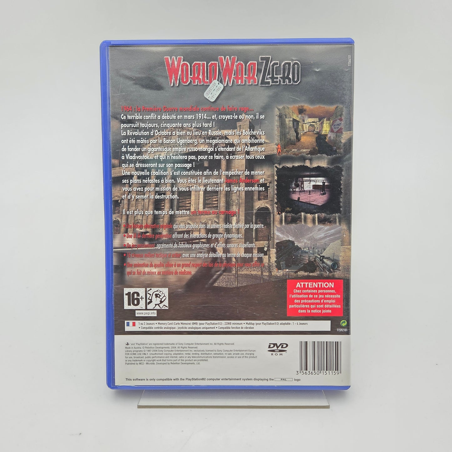 World War Zero - Playstation 2