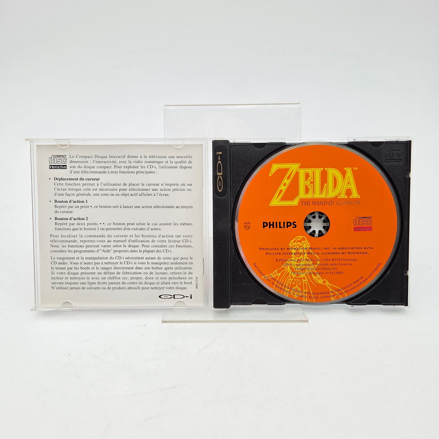 ZELDA THE WAND OF GAMELON - PHILIPS CDI