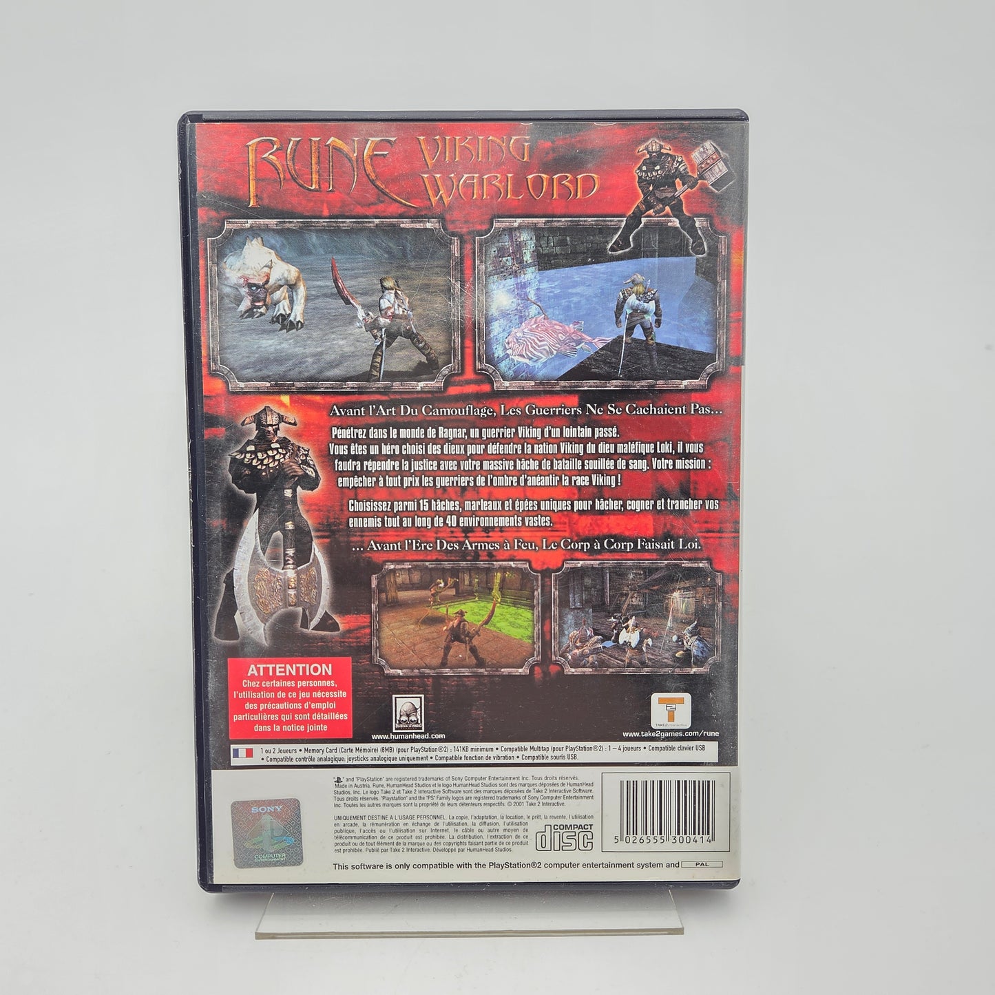RUNE VIKING WARLORD - PLAYSTATION 2