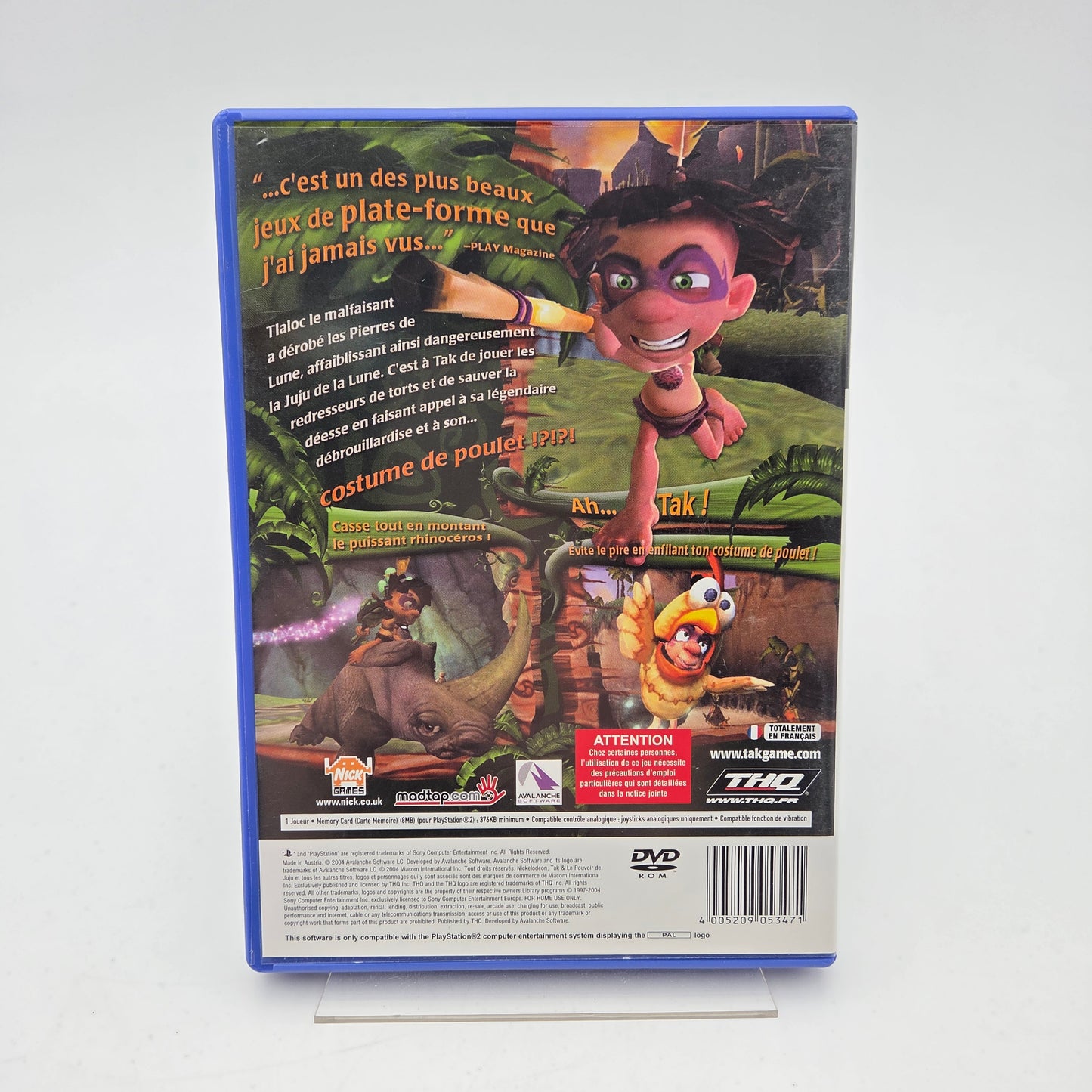 TAK & LE POUVOIR DE JUJU - PLAYSTATION 2