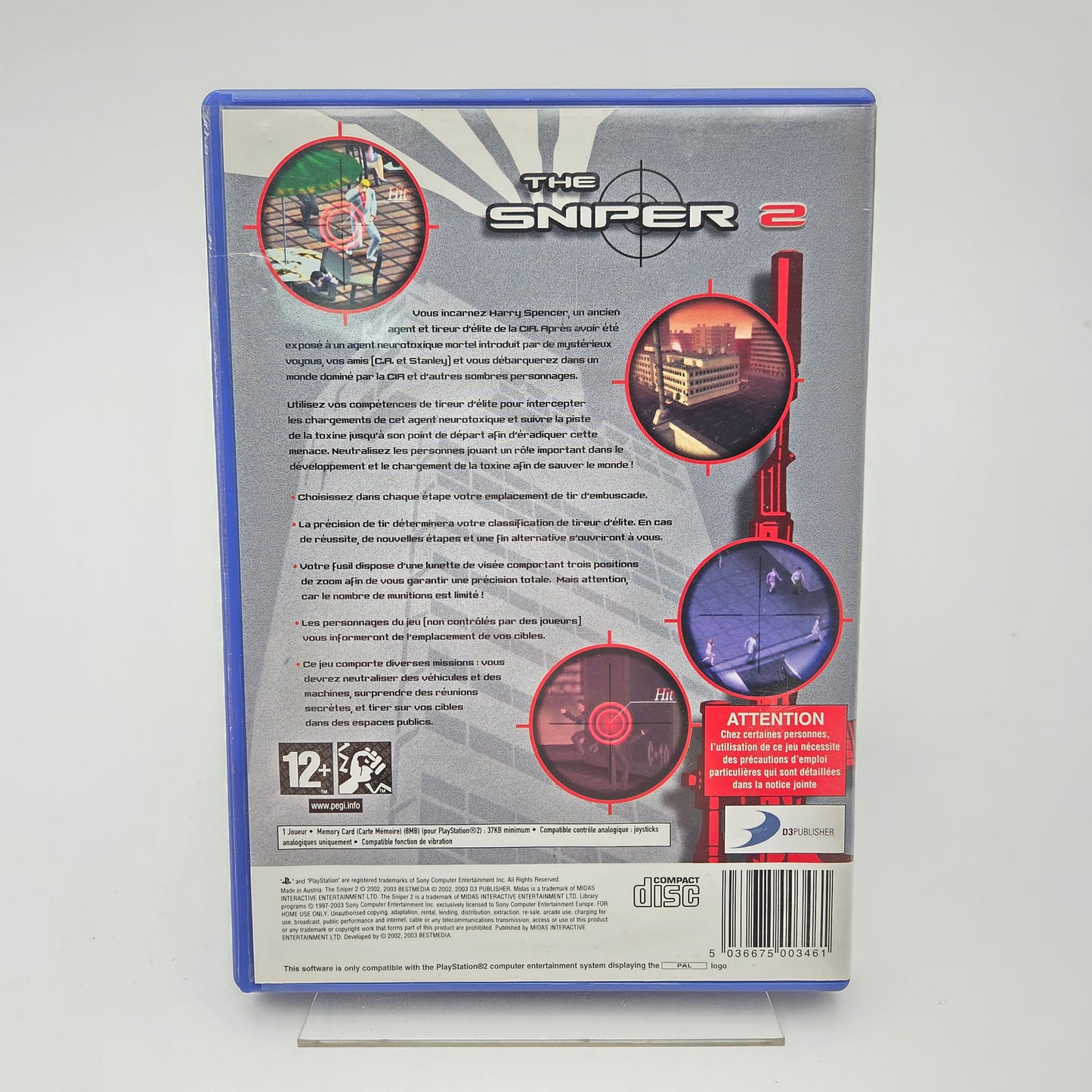 THE SNIPER 2 - PLAYSTATION 2