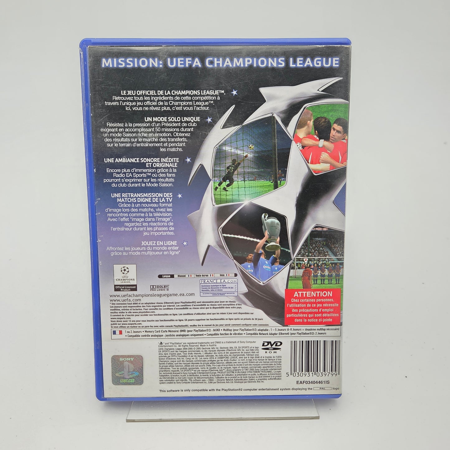 UEFA CHAMPIONS LEAGUE 2004-2005 - PLAYSTATION 2