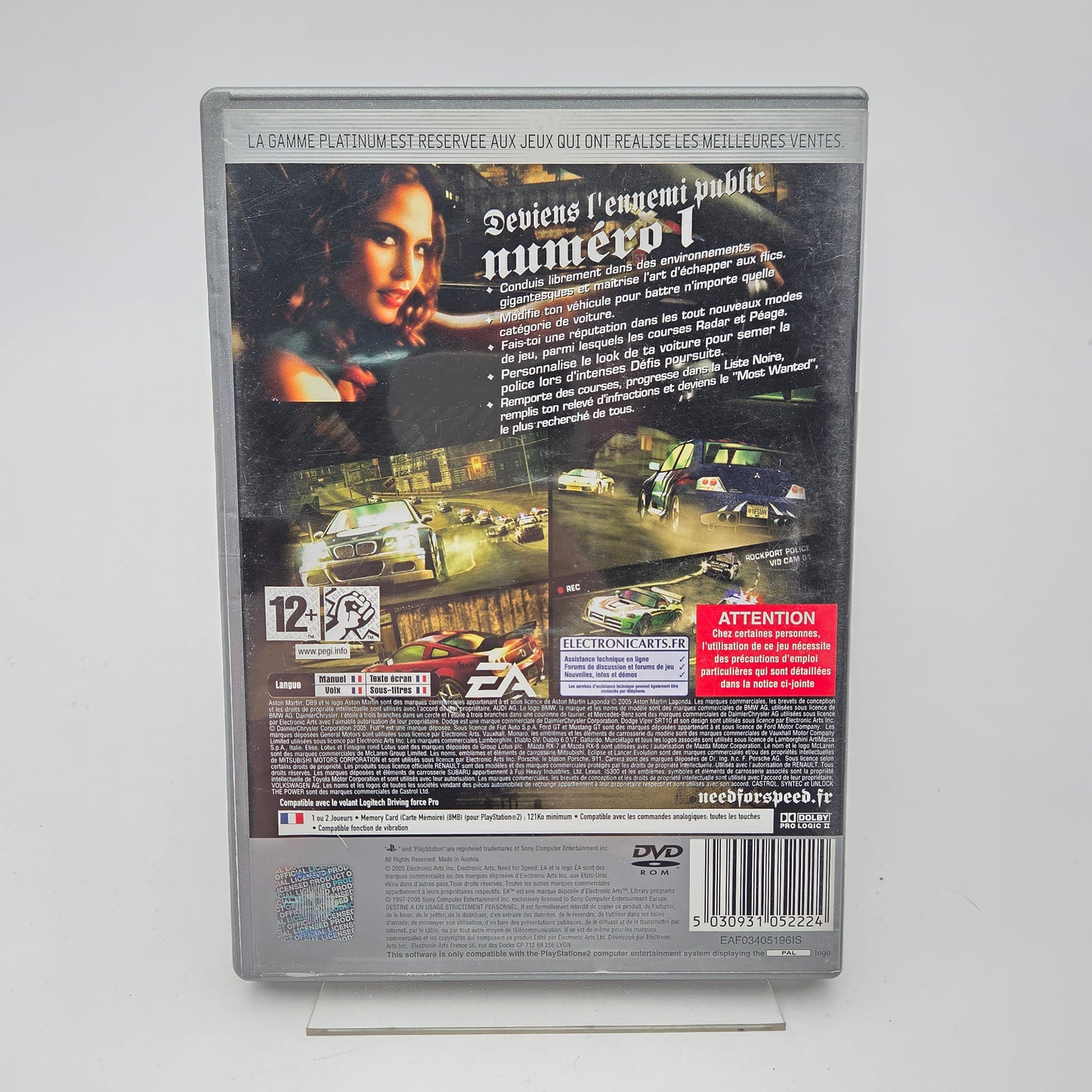 NEED FOR SPEED MOST WANTED - PLAYSTATION 2