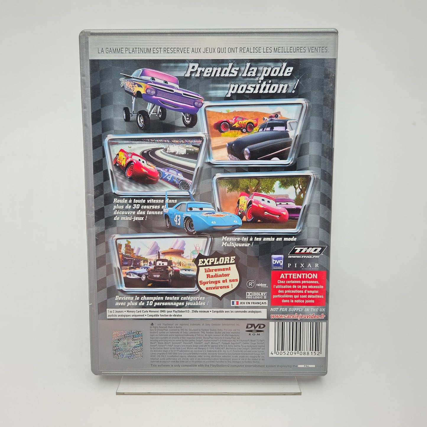 CARS QUATRE ROUES - PLAYSTATION 2