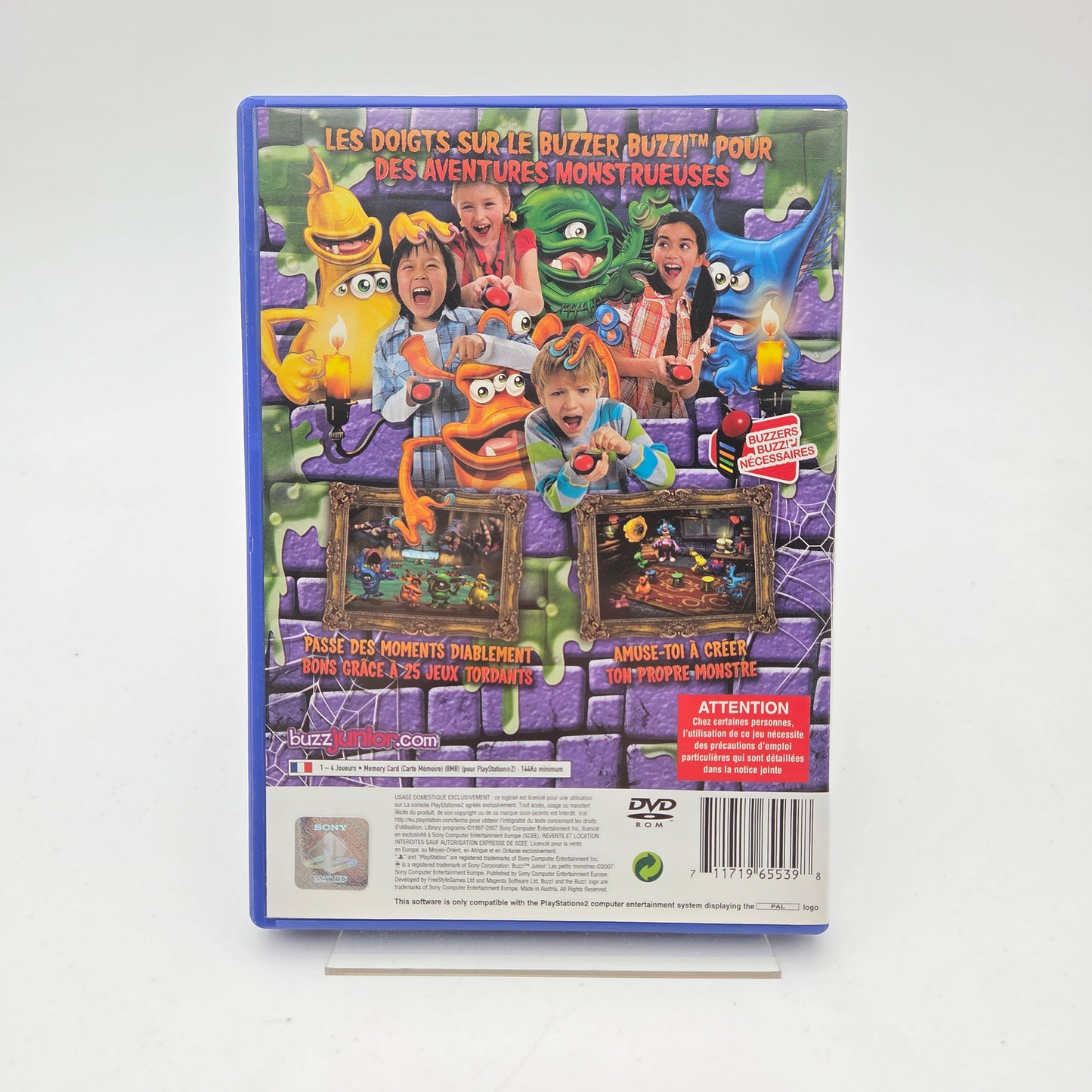 BUZZ! JUNIOR LES PETITS MONSTRES - PLAYSTATION 2