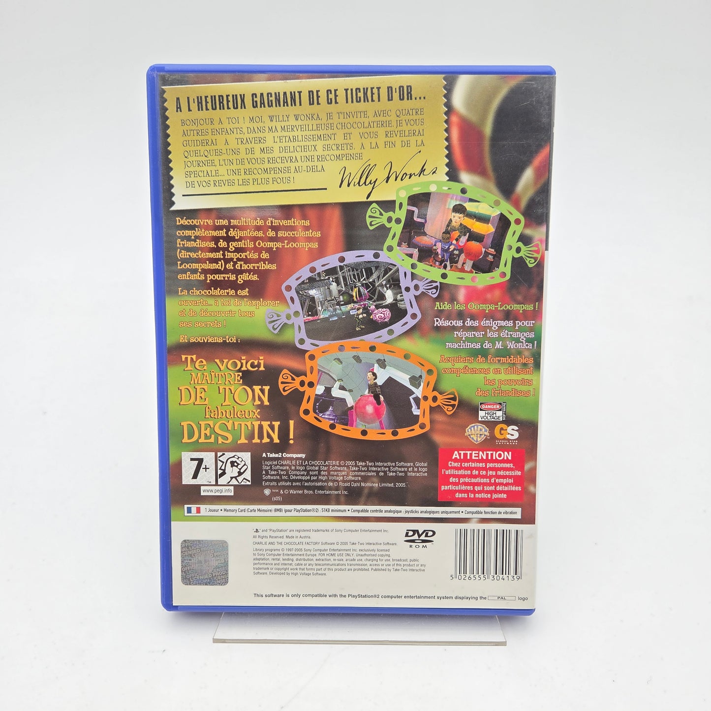 CHARLIE ET LA CHOCOLATRIE - PLAYSTATION 2