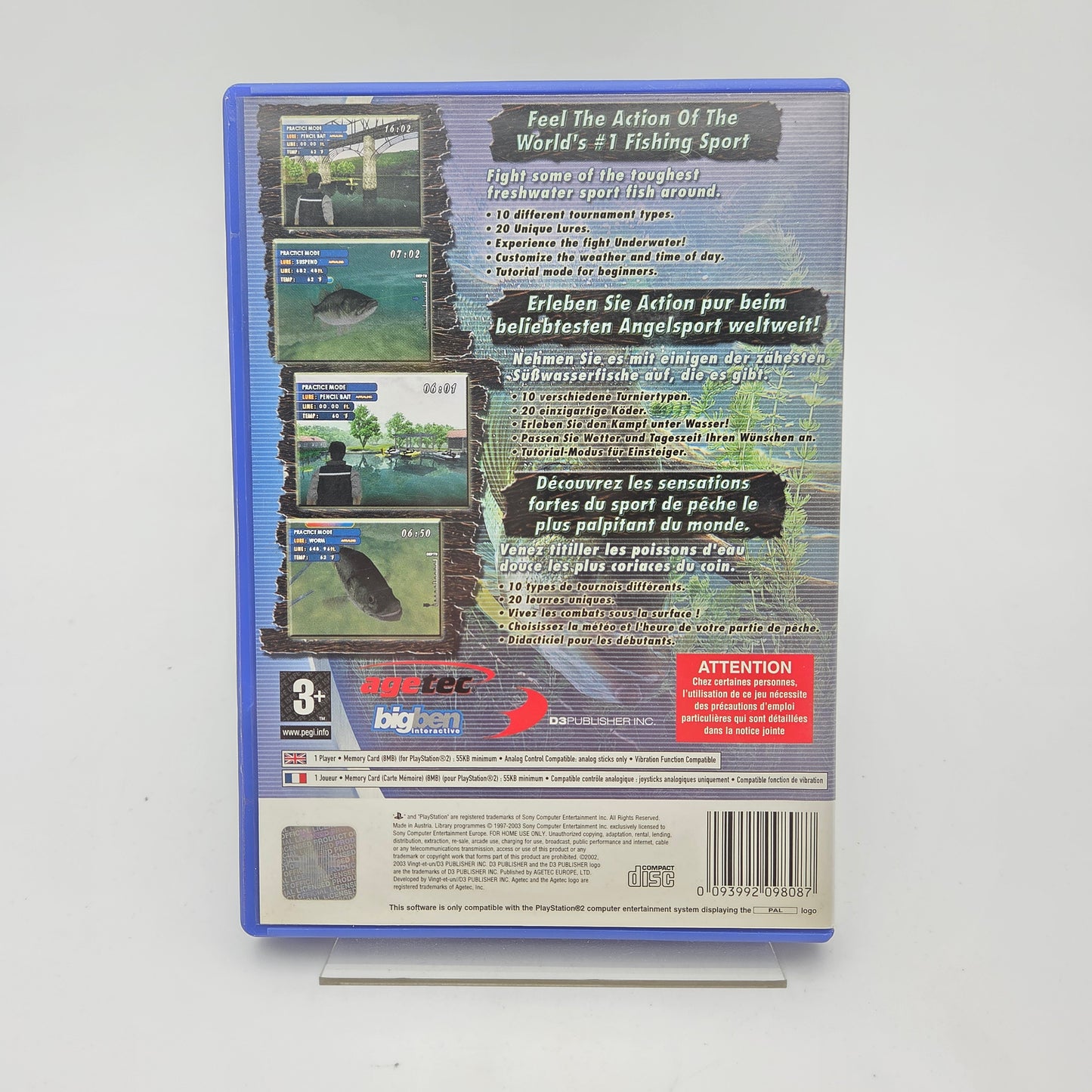 BASS MASTER FISHING - PLAYSTATION 2