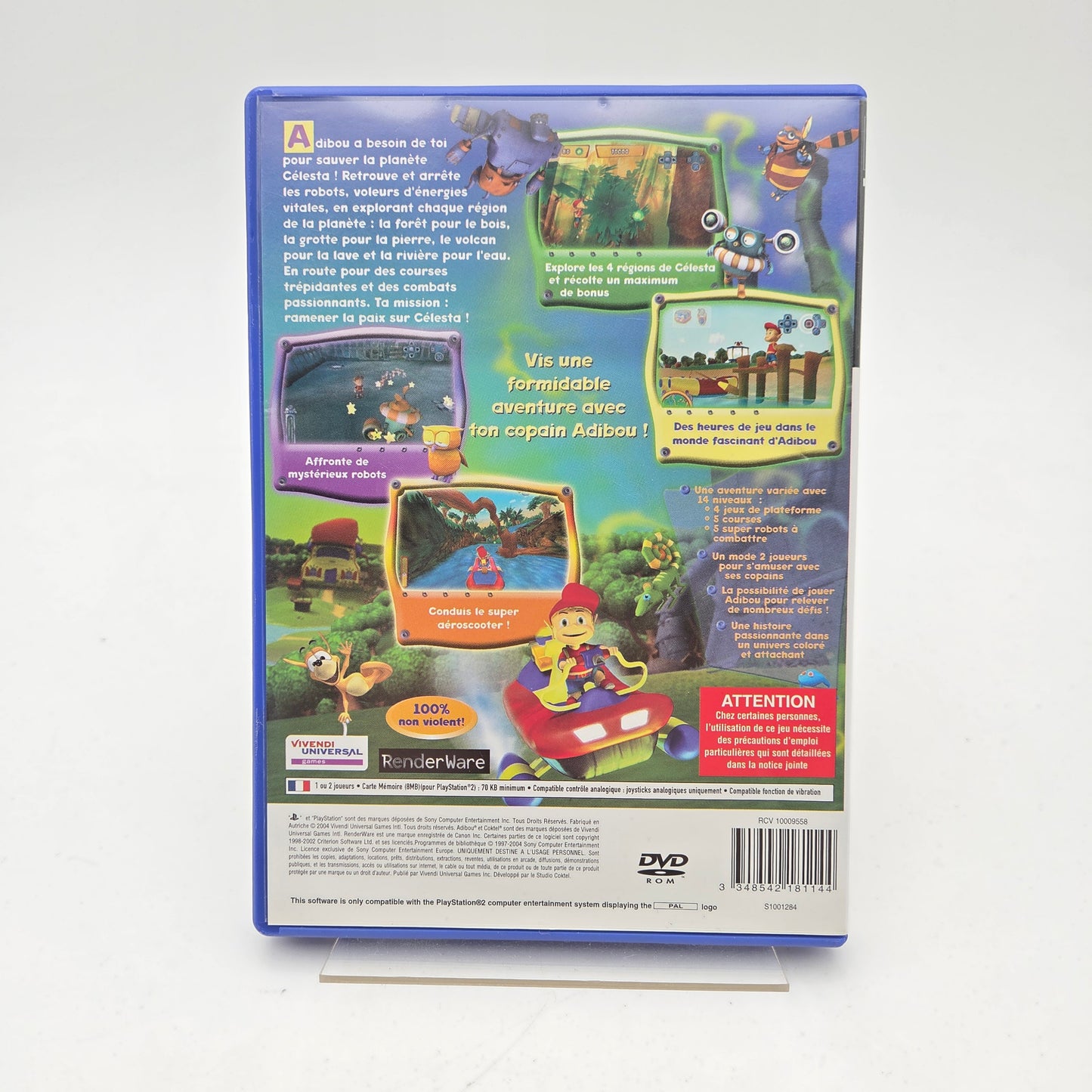 ADIBOU & LES VOLEURS D'ENERGIE - PLAYSTATION 2