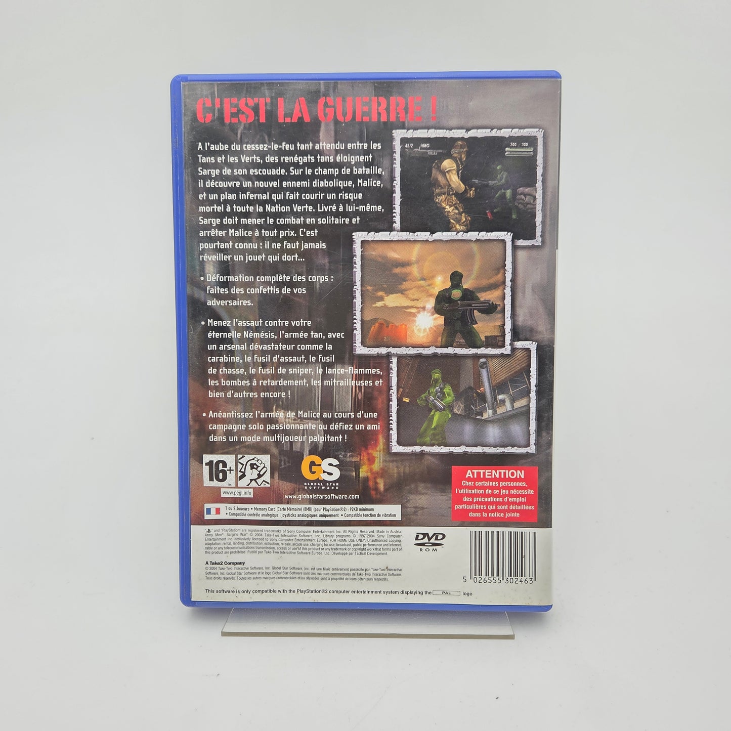 ARMY MEN SARGE'S WAR - PLAYSTATION 2