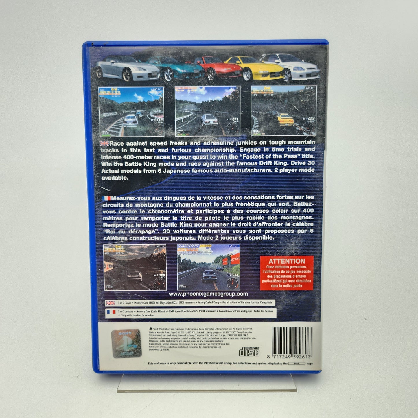 ROAD RAGE 3 - PLAYSTATION 2