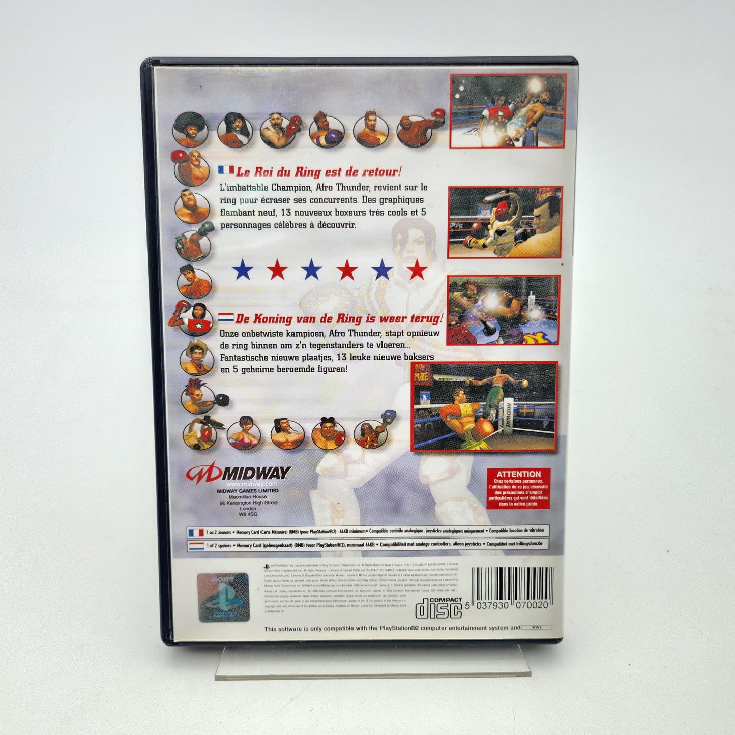 READY 2 RUMBLE BOXING ROUND 2 - PLAYSTATION 2