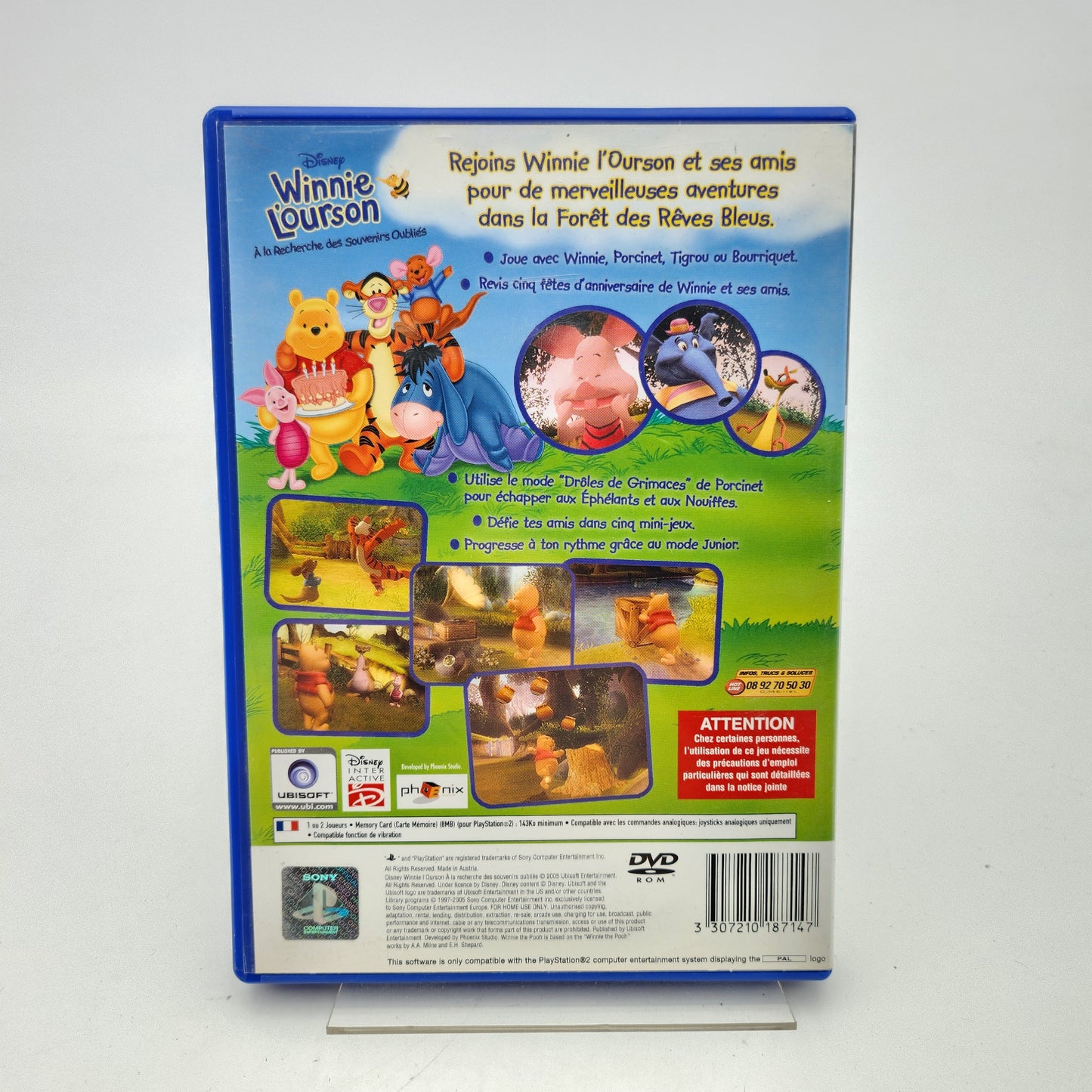 WINNIE L'OURSON A LA RECHERCHE DES SOUVENIRS OUBLIES - PLAYSTATION 2