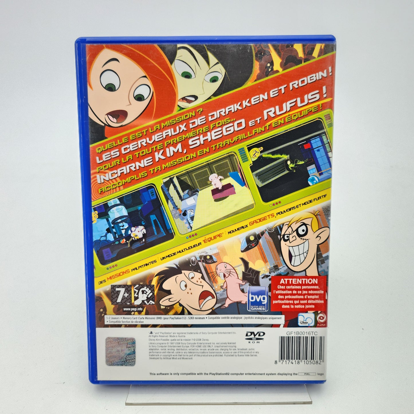KIM POSSIBLE QUELLE EST LA MISSION - PLAYSTATION 2