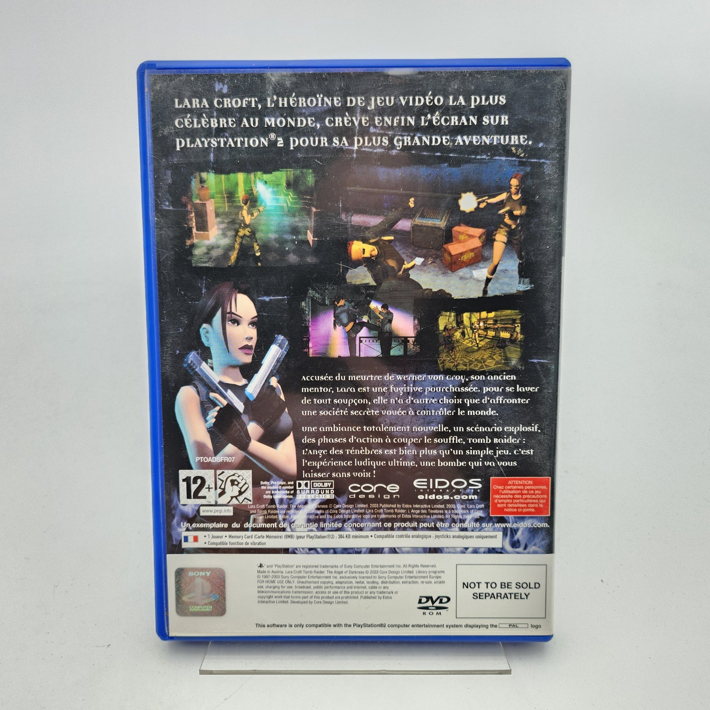 LARA CROFT TOMB RAIDER L'ANGE DES TENEBRES - PLAYSTATION 2