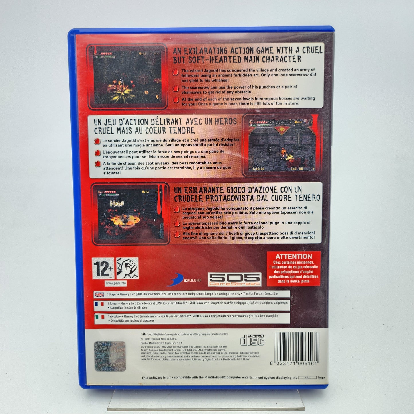 SPLATTER MASTER - PLAYSTATION 2