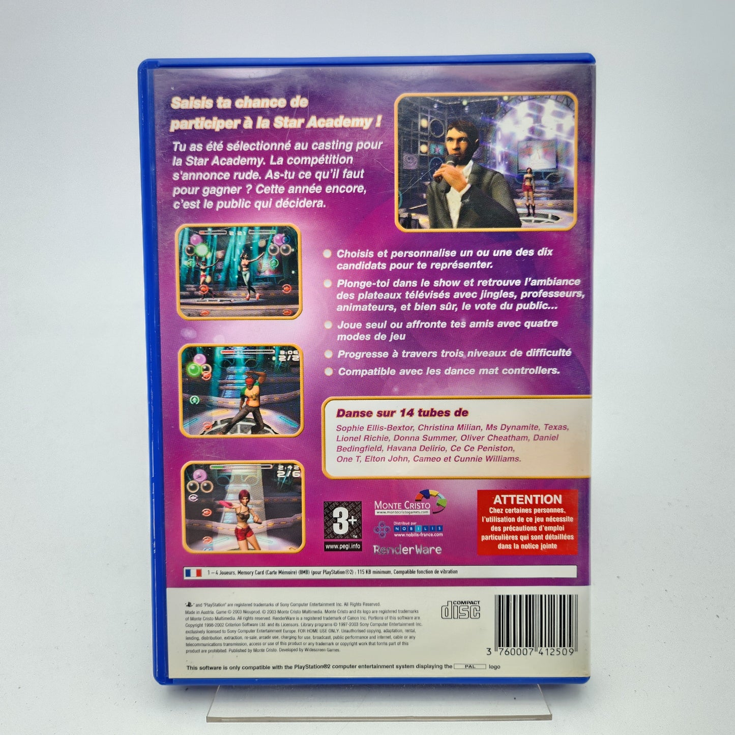 STAR ACADEMY - PLAYSTATION 2