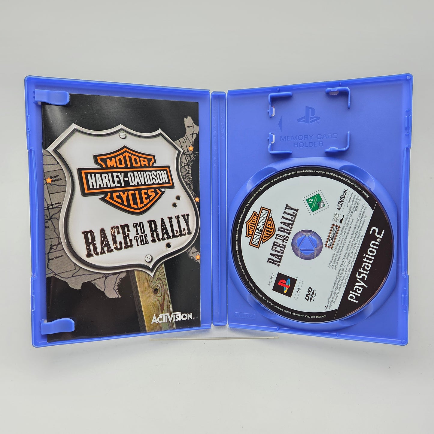 HARLEY DAVIDSON MOTOR CYCLES RACE TO THE RALLY - PLAYSTATION 2