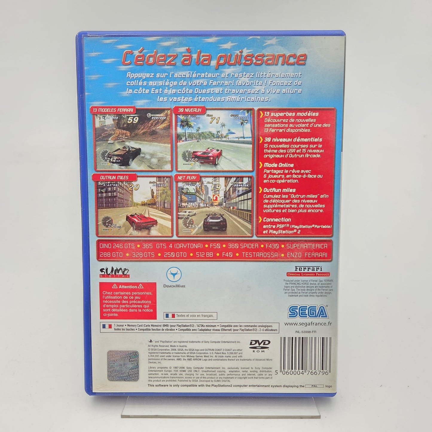 OUTRUN 2006 COAST 2 COAST - PLAYSTATION 2
