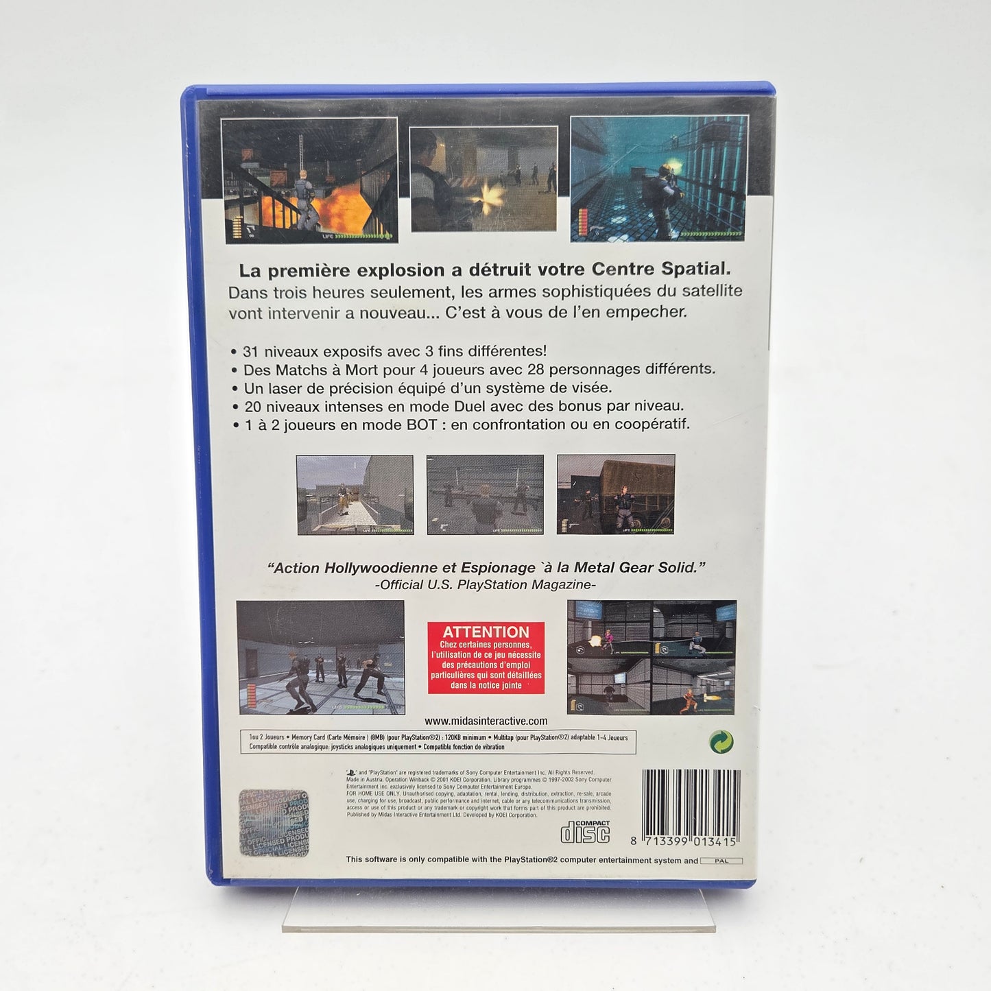 OPERATION WINBACK - PLAYSTATION 2