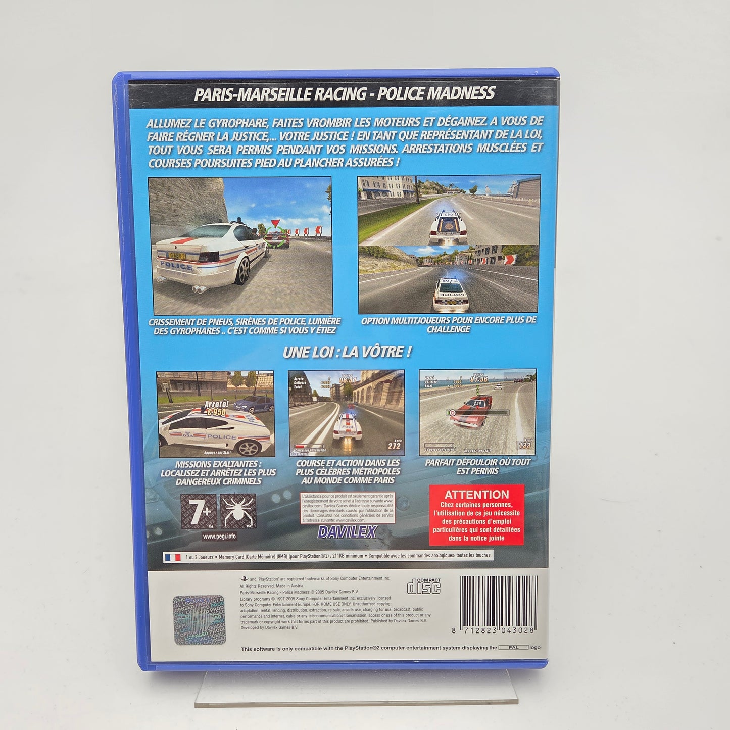 PARIS-MARSEILLE RACING POLICE MADNESS - PLAYSTATION 2