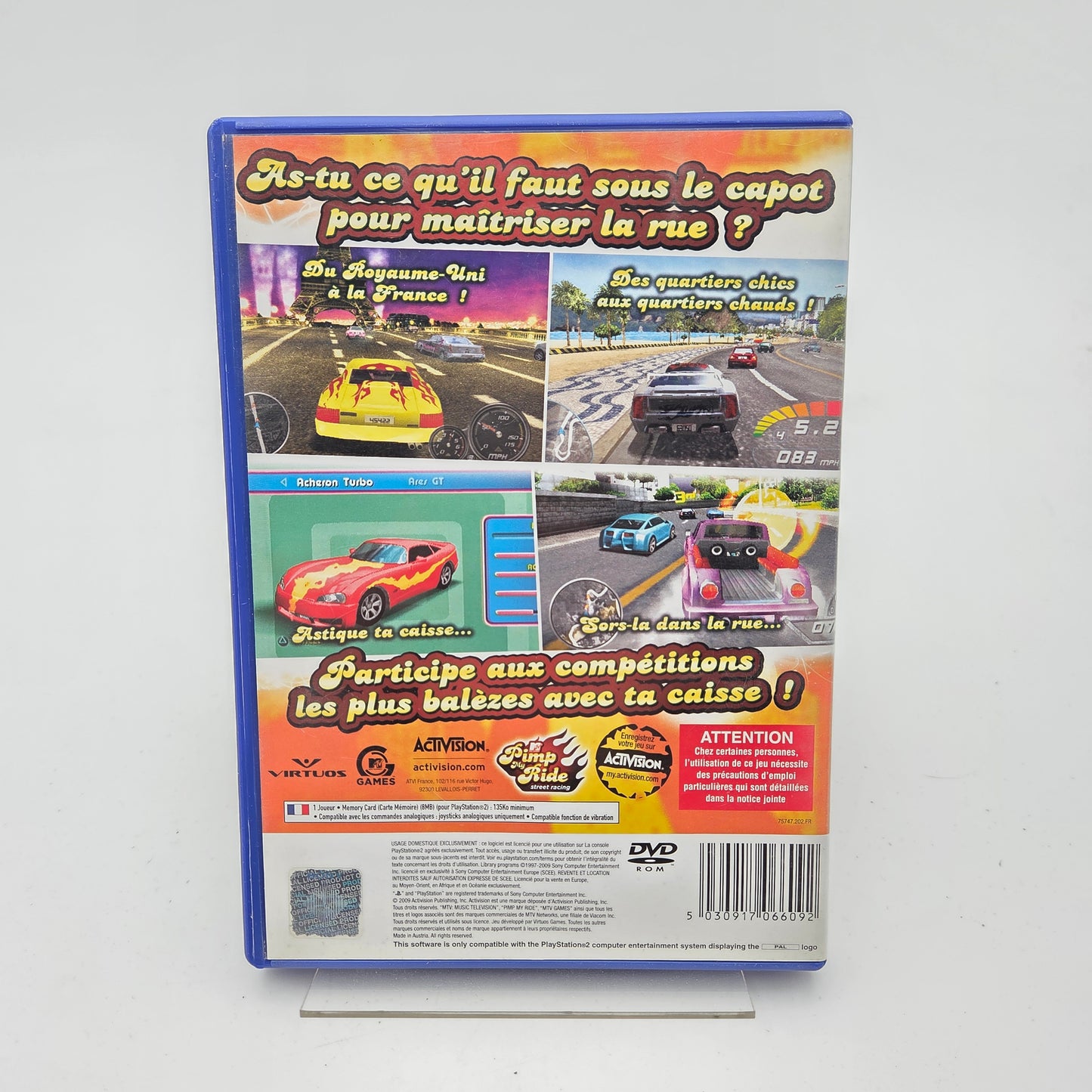 MTV PIMP MY RIDE STREET RACING - PLAYSTATION 2