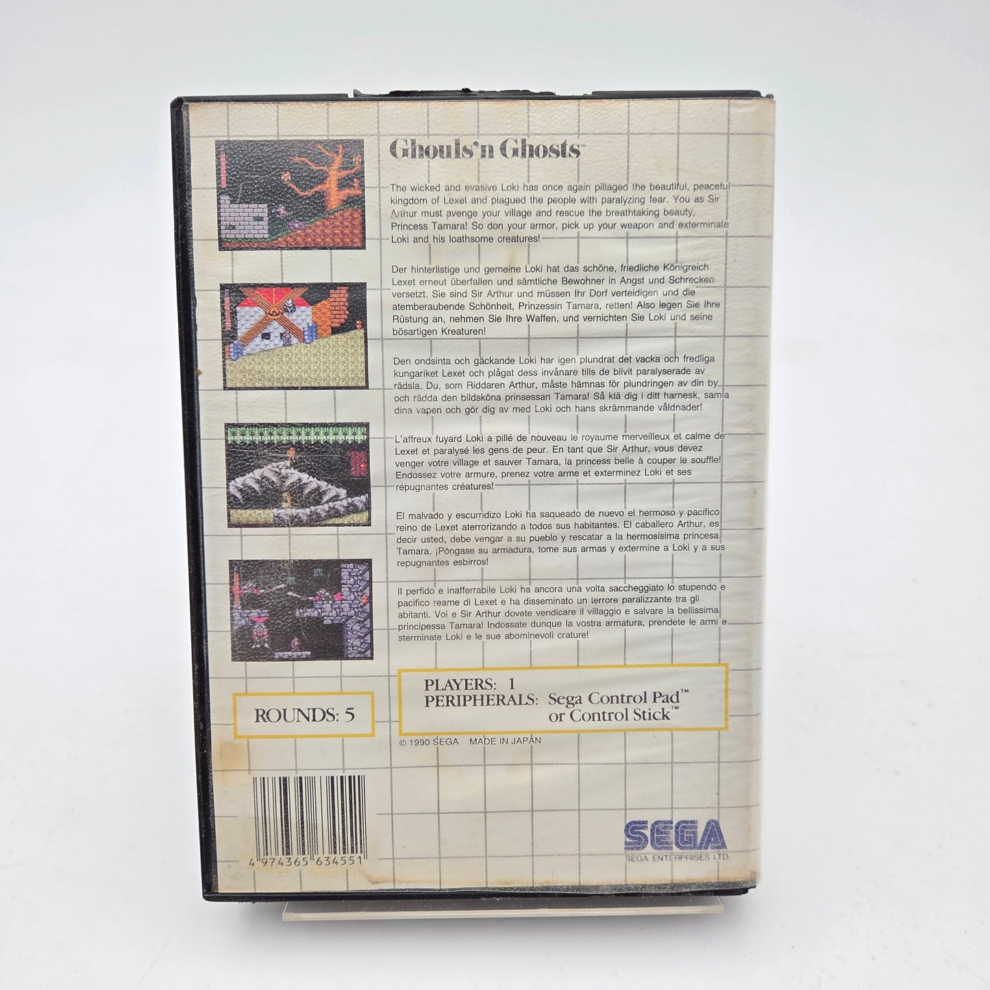 GHOULS'N GHOSTS - MASTER SYSTEM