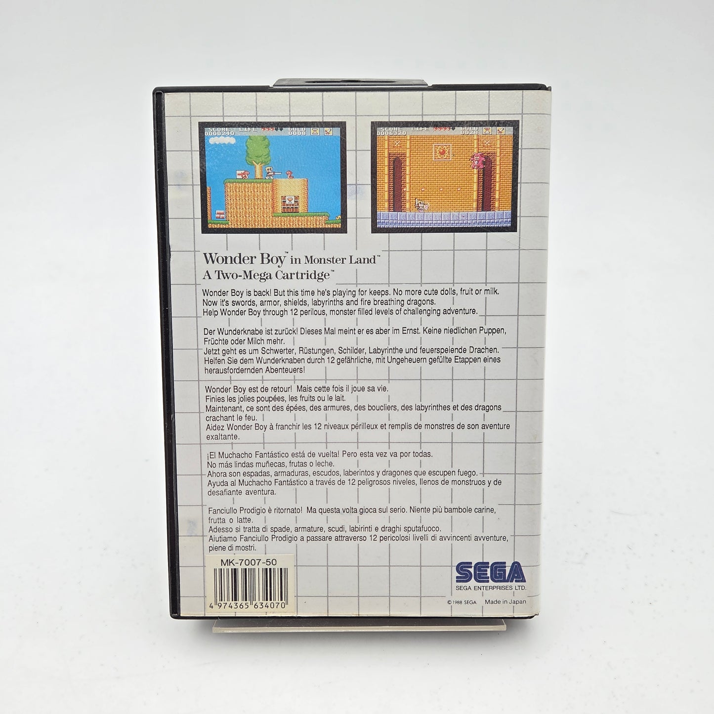 WONDER BOY IN MONSTER LAND - MASTER SYSTEM