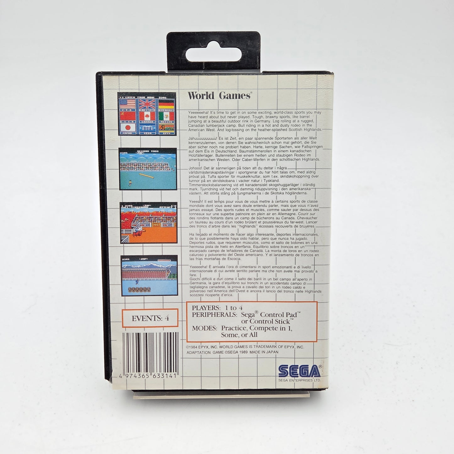 WORLD GAMES - MASTER SYSTEM